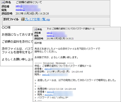 添付ファイル パスワード暗号化